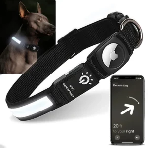 GlowTrack AirTag Dog Collar
